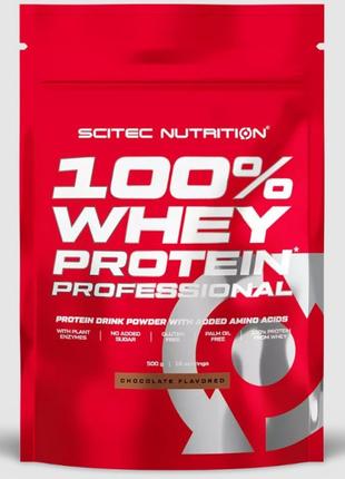 Протеин Scitec Nutrition 100% Whey Protein Professional 500 грамм