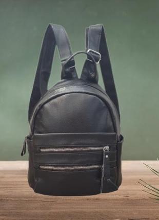 Рюкзак портфель оригінальний жіночий чорний