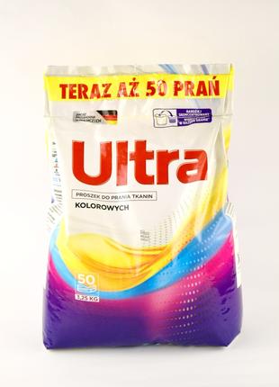 Пральний порошок для кольорових речей Ultra 50 циклів прання 3...