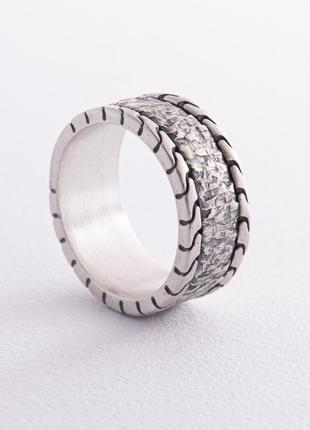 Мужское серебряное кольцо 112719