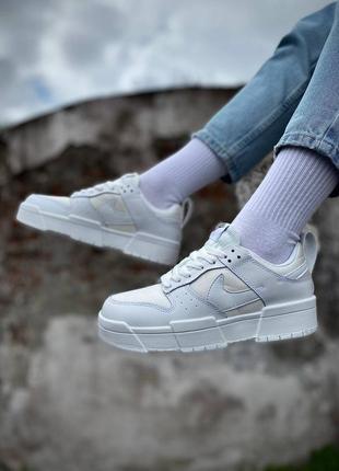 Жіночі nike dunk low white