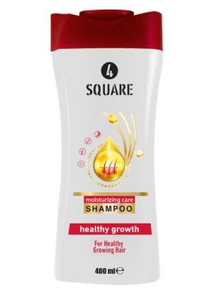 Стимулючий шампунь для волосся "здоровий ріст" 4 square, 400 мл