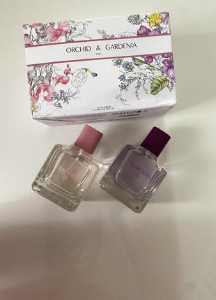 Набор парфюма zara orchid+gardenia 2x100ml
