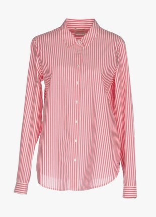 Рубашка бело-розовая полоска 'maison scotch' 42-44р