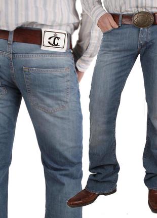 Бомбезные мужские джинсы JUST CAVALLI 32/34 оригинал