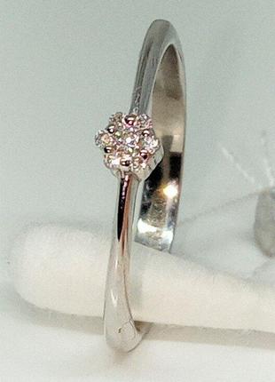 Кольцо бриллианты малинка каблучка діамант помолвка золото 585...