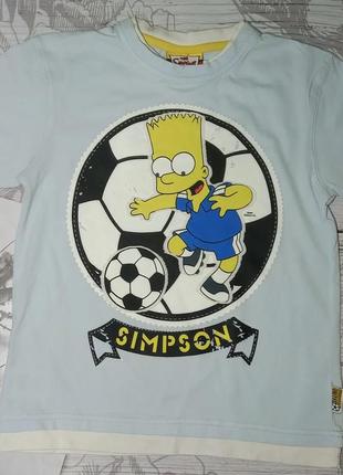 Футболка simpsons симпсоны симпсоны барт