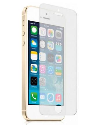 Стекло защитное iPhone 5/5S/5SE прозр. в т.у. 12249