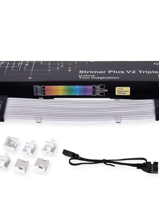 Lian Li Strimer Plus V2 Triple 8-Pin RGB PCIe VGA Cable