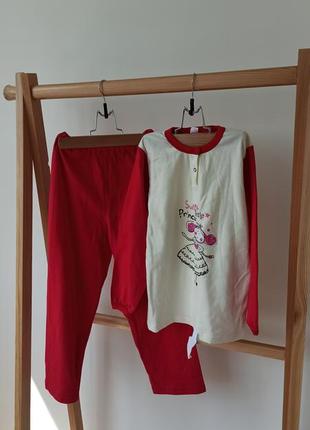 Пижама, комплект для сна на девочку 9-10 лет 134 размер