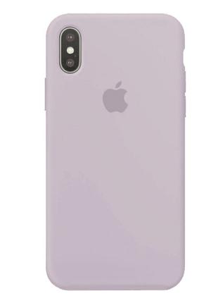 Чехол Silicone Case Full для iPhone XR glycine