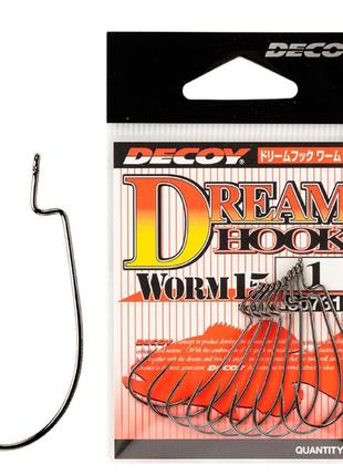 Крючок Decoy Worm15 Dream Hook 3/0, 7 шт/уп