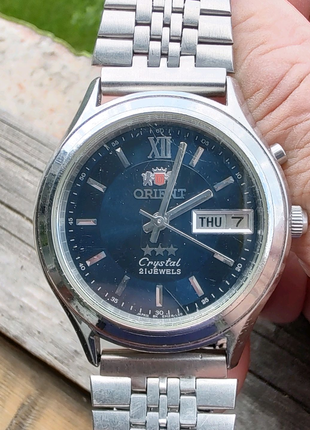 Чоловічий наручний годинник Орієнт 21 камінь з автопідзаводом