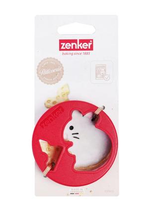 Форма для вырезания печенья Мишка красный Zenker
