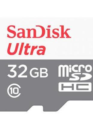 Карта памяти SanDisk 32GB microSD class 10 Ultra Light (SDSQUN...