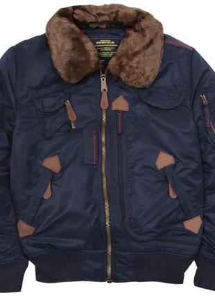 Куртка пілот Alpha Industries Injector (Blue)