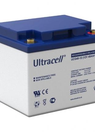 Аккумуляторная батарея Ultracell UCG45-12 GEL 12V 45 Ah White