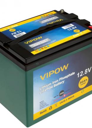 Аккумуляторная батарея Vipow LiFePO4 12.8V 50Ah со встроенной ...