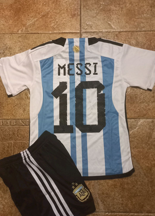 Мессі форма Аргентина футболка №10 шорти дитяча