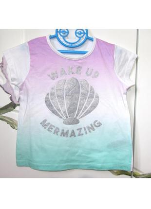 Красива футболка в морському стилі омбре primark для дівчинки ...