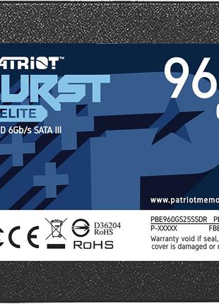 Твердотільний диск 2.5" 960GB Patriot Burst Elite SATA 3, Read...