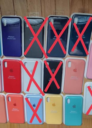 Чехол Apple Silicone Case для iPhone X XR XS