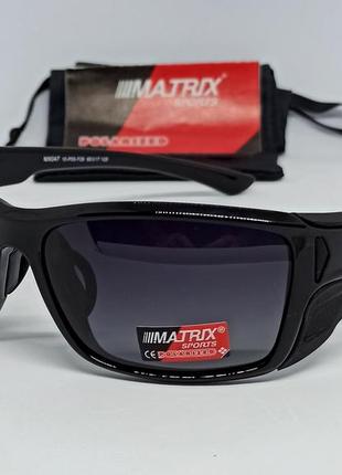 Matrix mx 047 мужские солнцезащитные очки спортивные черные ор...