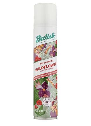 Сухой шампунь batiste wild flower для всех типов волос 200 мл