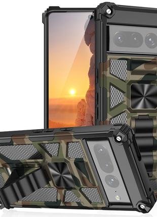 Google Pixel 7 pro противоударный чехол Camouflage Armor камуф...