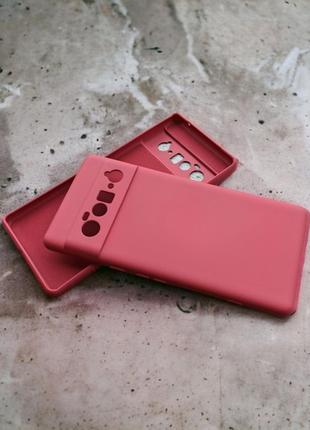 Google Pixel 6 Pro чехол силиконовый микрофибра Silicone Case ...