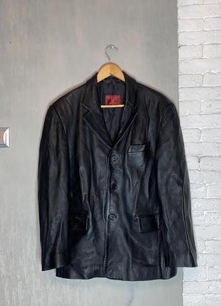 Кожаный пиджак большого размера burton, l( xxxl)