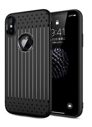 Чехол накладка Primo Shell TPU для Apple iPhone XS Max - Black