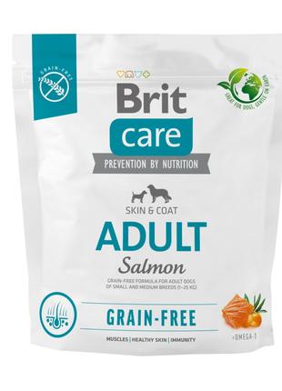 Сухой корм для собак мелких и средних пород Brit Care Grain-fr...