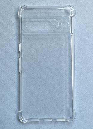 Прозрачный силиконовый чехол (бампер, накладка) для Google Pix...