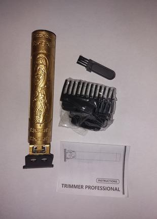 Новый тихий винтажный триммер T9 машинка для стрижки волос и боро