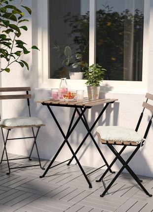 Меблі для балкону, Стіл+2 стільці, садовая мебель Tarno IKEA