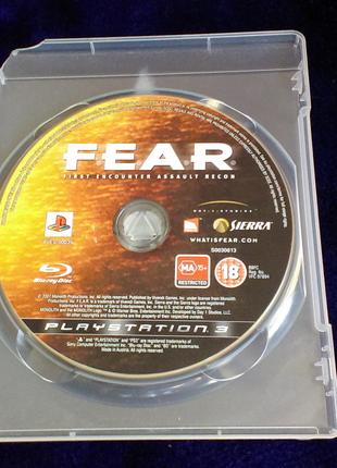 Fear (тільки диск) для PS3