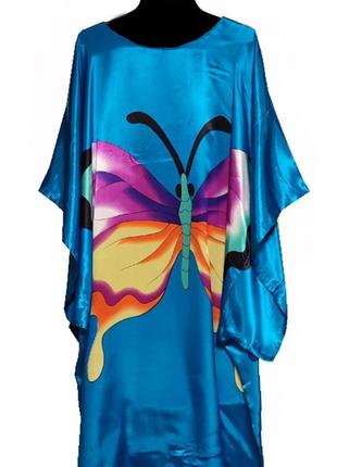 Шелковое платье кимоно бабочка разные