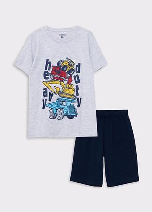 Lc waikiki комплект для хлопчика шорти та футболка 4-5 і 8-9 р...