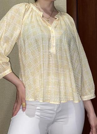 Блуза женская легкая, объемная, блуза на лето