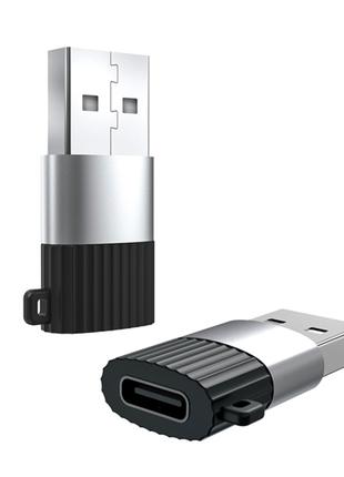 Адаптер XO NB149E type-c to USB2.0 connector черный
