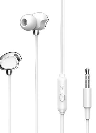 Наушники XO EP53 in-ear 3.5mm earphone White