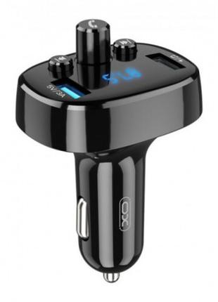 FM-трансмиттер XO BCC02 car charger 3.1A Bluetooth+FM+ USB Cha...