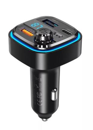FM-трансмиттер XO BCC08 Smart Bluetooth MP3 +5V3.1A Car Charge...