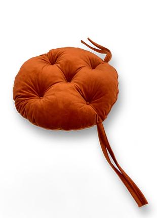 Подушка для сидіння Ø39 в помаранчевому кольорі