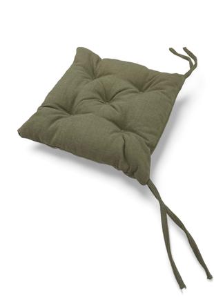Подушка для сидіння 40х40  нейтрально-зеленого кольору
