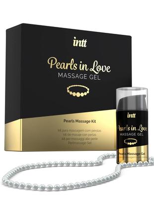 Набор для жемчужного массажа Intt Pearls in Love: ожерелье и с...