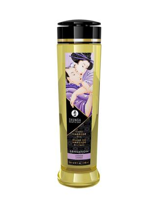 Массажное масло Shunga Sensation - Lavender (240 мл) натуральн...