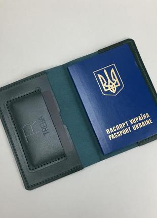 Обкладинка на паспорт зі шкіри, hand made, обложка на паспорт