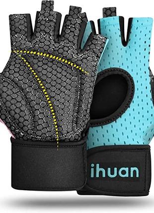 Ihuan Дышащие перчатки для тяжелой атлетики - Спортивные перча...